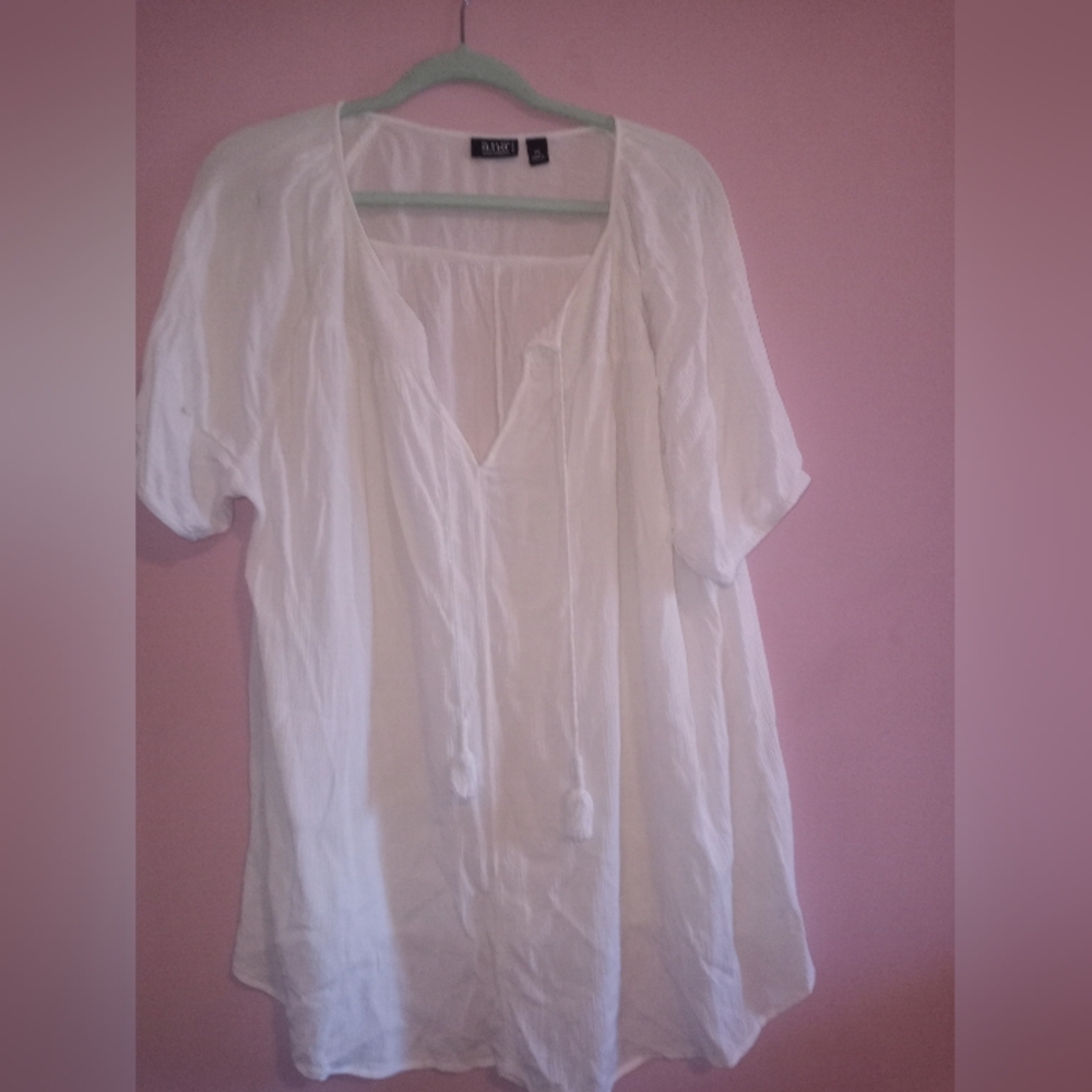🌴 A.n.a Cream Textured Blouse